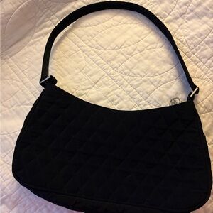 Vera Bradley Black Quilted Shoulder Bag